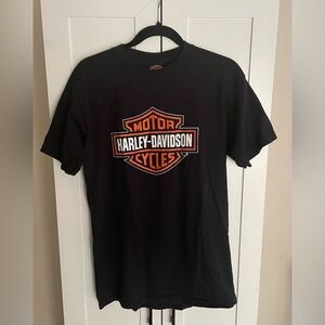 🔥Harley-Davidson Kokomo Black and Orange Short Sleeve Tee - Genuine HD Merch - M